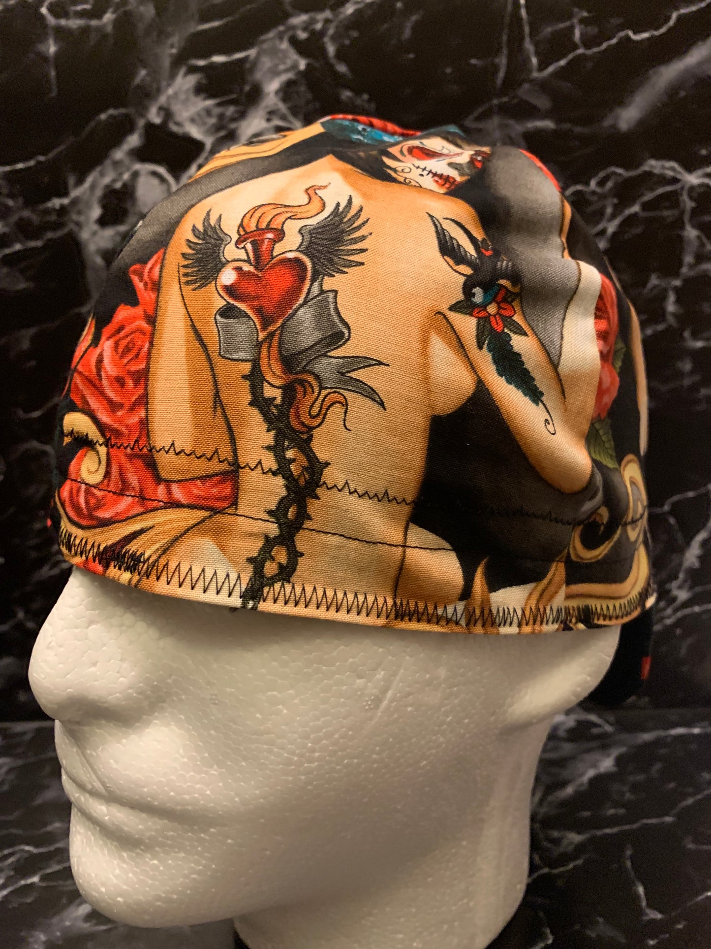 Welding Cap/Catrinas Red/Welder,Boilermaker,