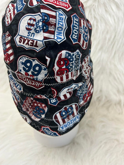 The "Mother Road" Route 66 Skeleton Welder's Cap